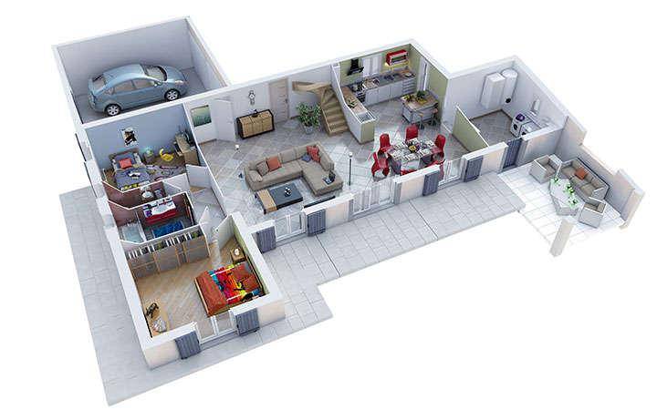 Programme terrain + maison à Piolenc en Vaucluse (84) de 854 m² à vendre au prix de 409700€ - 2