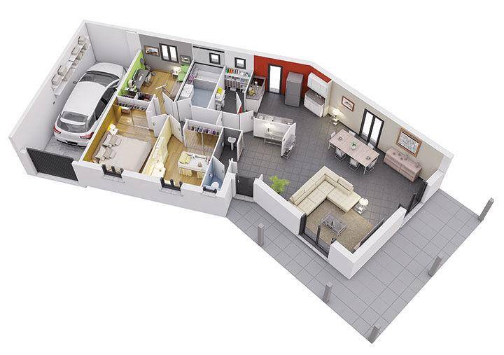 Programme terrain + maison à Tullins en Isère (38) de 1000 m² à vendre au prix de 331500€ - 2