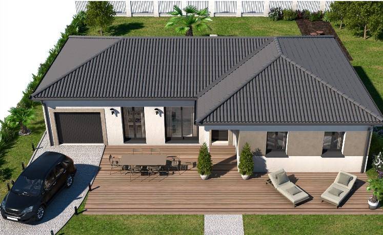 Programme terrain + maison à Communay en Rhône (69) de 520 m² à vendre au prix de 437300€ - 1