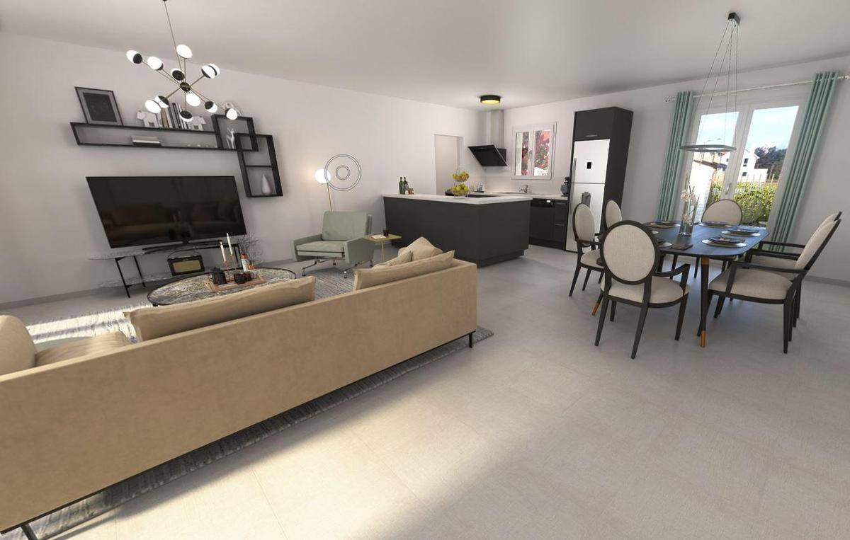 Programme terrain + maison à Beaupont en Ain (01) de 1240 m² à vendre au prix de 228066€ - 2