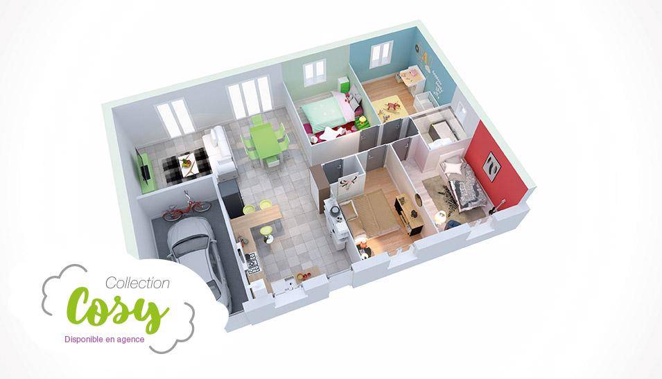 Programme terrain + maison à Faramans en Isère (38) de 553 m² à vendre au prix de 310330€ - 2