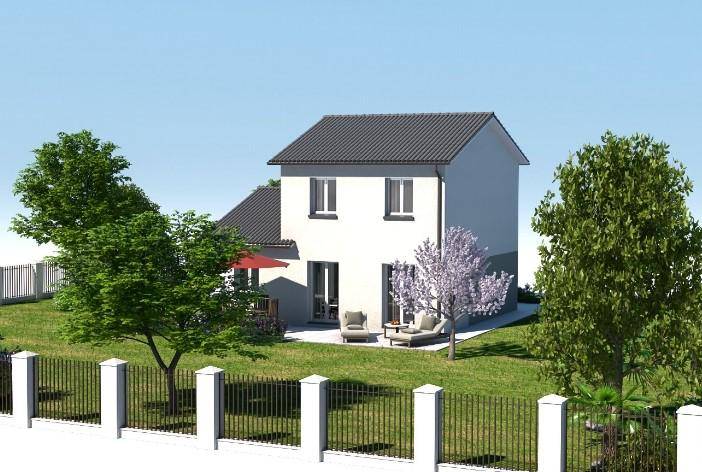 Programme terrain + maison à Orliénas en Rhône (69) de 634 m² à vendre au prix de 373600€ - 2