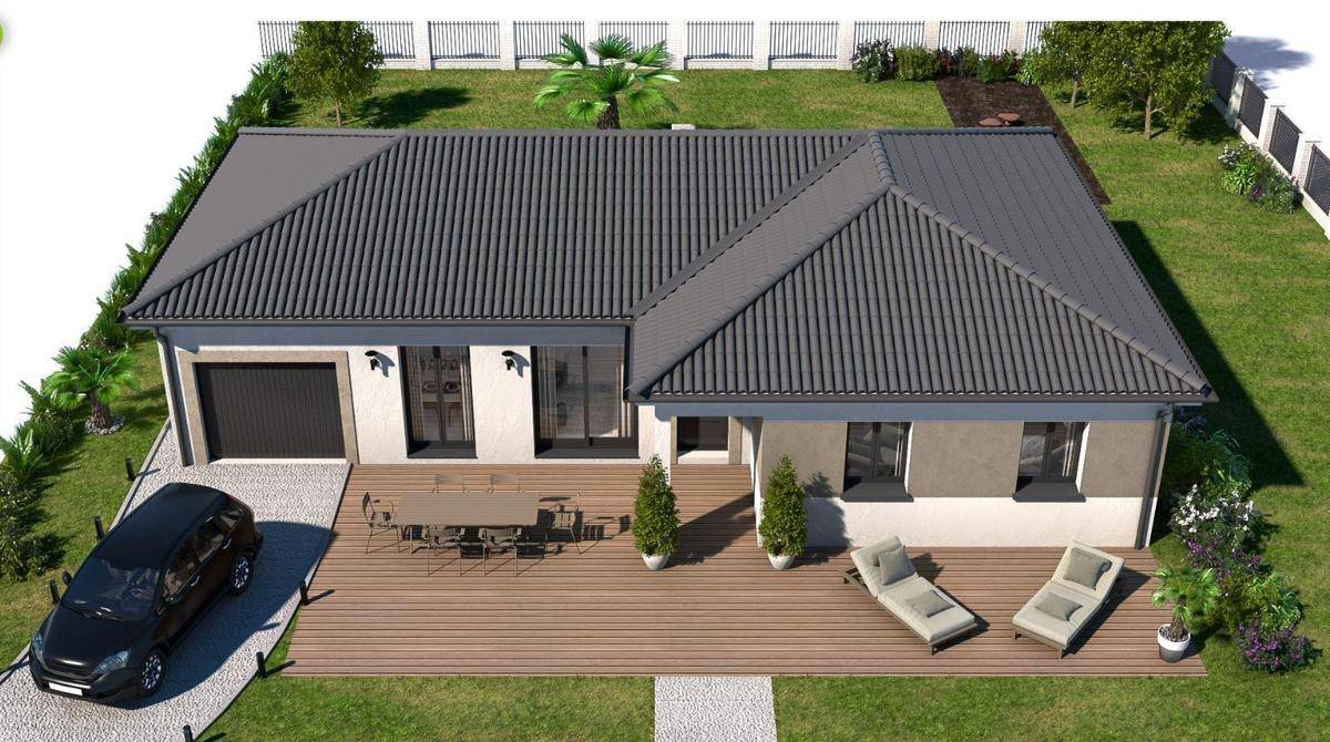 Programme terrain + maison à Confrançon en Ain (01) de 670 m² à vendre au prix de 252793€ - 3