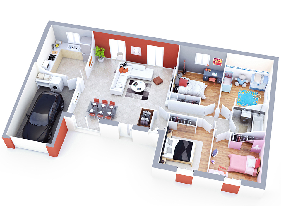 Programme terrain + maison à Manthes en Drôme (26) de 435 m² à vendre au prix de 240000€ - 2
