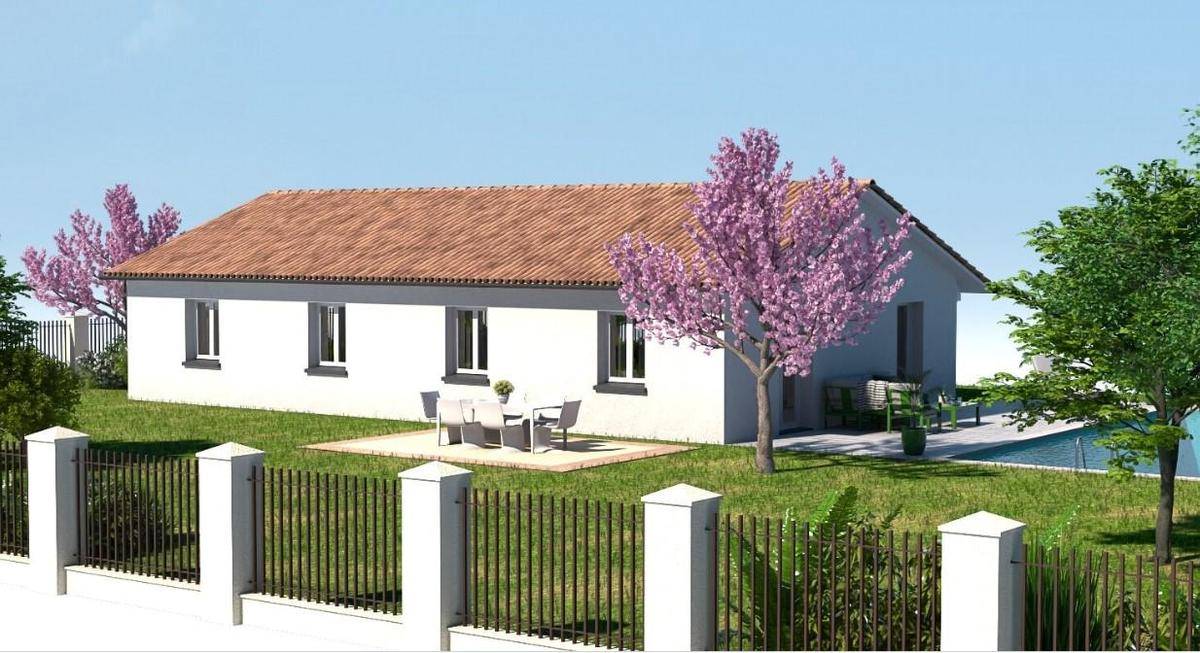 Programme terrain + maison à Loyettes en Ain (01) de 555 m² à vendre au prix de 327000€ - 4