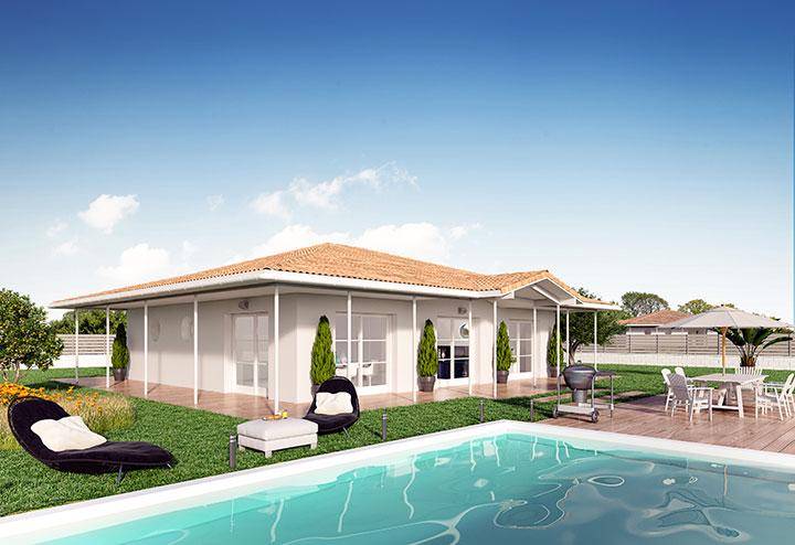 Programme terrain + maison à Aureilhan en Landes (40) de 1194 m² à vendre au prix de 454900€
