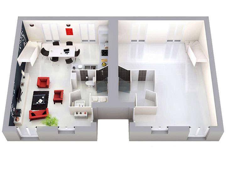 Programme terrain + maison à Parigny en Loire (42) de 1000 m² à vendre au prix de 367500€ - 2