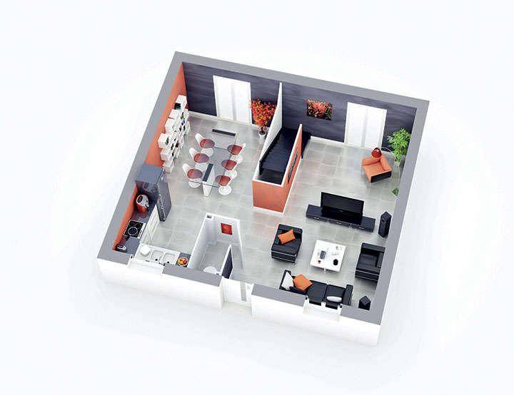 Programme terrain + maison à Trept en Isère (38) de 705 m² à vendre au prix de 272000€ - 2