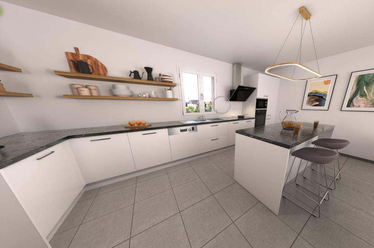 Programme terrain + maison à Dompierre-sur-Veyle en Ain (01) de 668 m² à vendre au prix de 331334€ - 3
