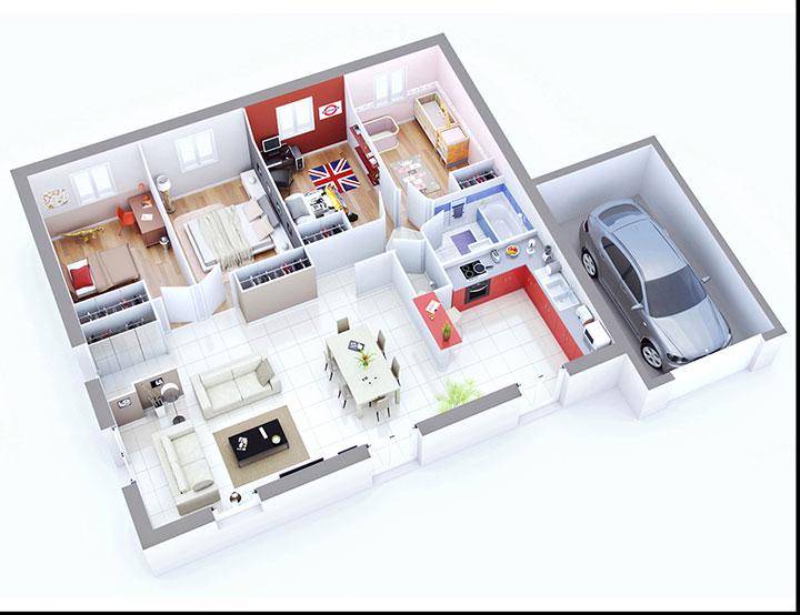Programme terrain + maison à Villefranche-sur-Saône en Rhône (69) de 630 m² à vendre au prix de 358700€ - 2