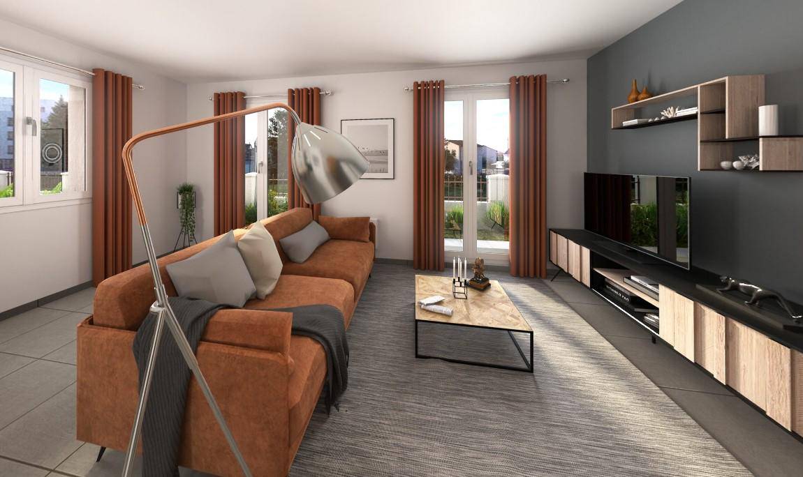 Programme terrain + maison à Irigny en Rhône (69) de 1100 m² à vendre au prix de 420800€ - 3