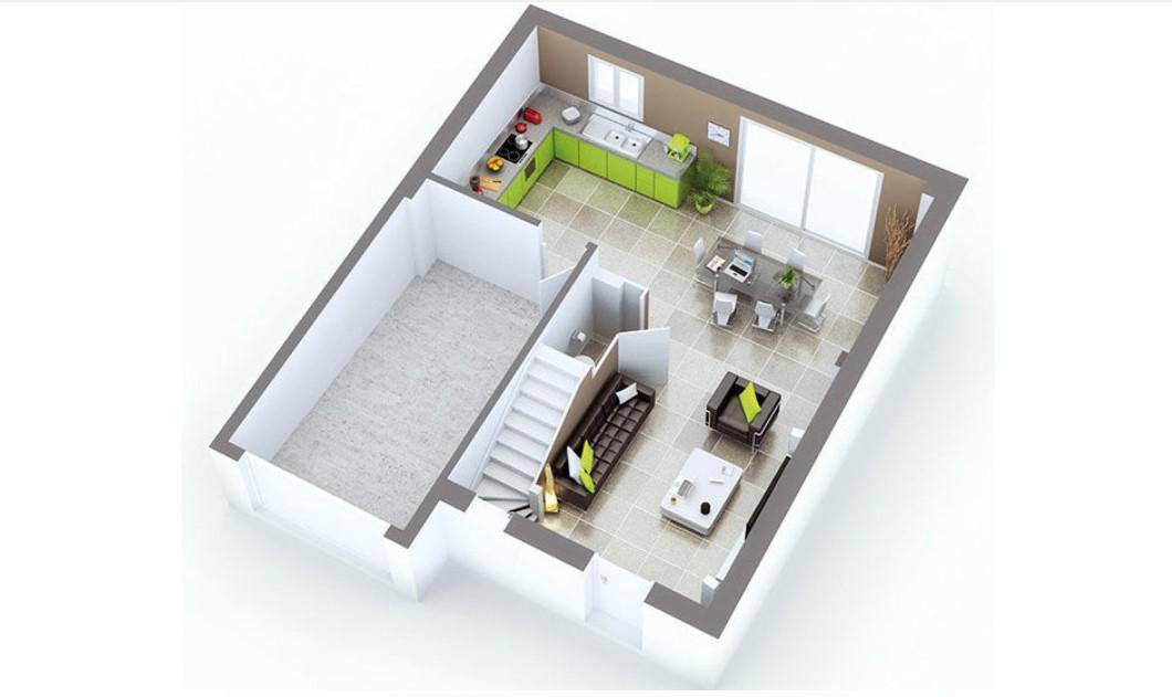 Programme terrain + maison à Artas en Isère (38) de 657 m² à vendre au prix de 244900€ - 2
