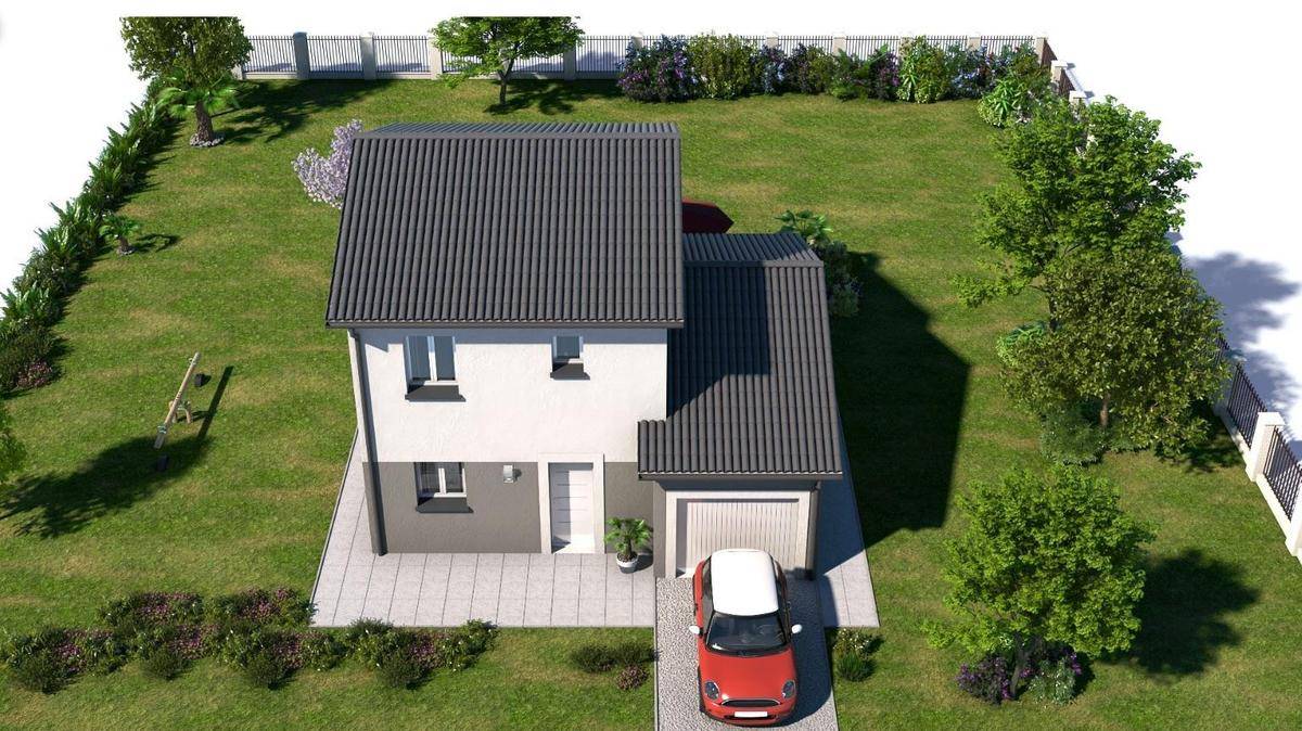 Programme terrain + maison à Jasseron en Ain (01) de 553 m² à vendre au prix de 294995€ - 1