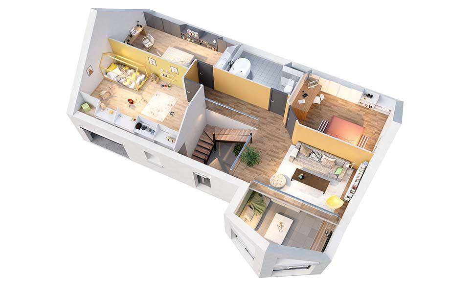 Programme terrain + maison à Bligny-sur-Ouche en Côte-d'Or (21) de 1174 m² à vendre au prix de 299600€ - 3