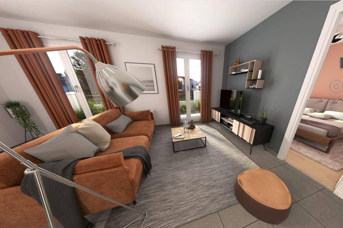 Programme terrain + maison à Saint-Didier-de-Formans en Ain (01) de 300 m² à vendre au prix de 328427€ - 3