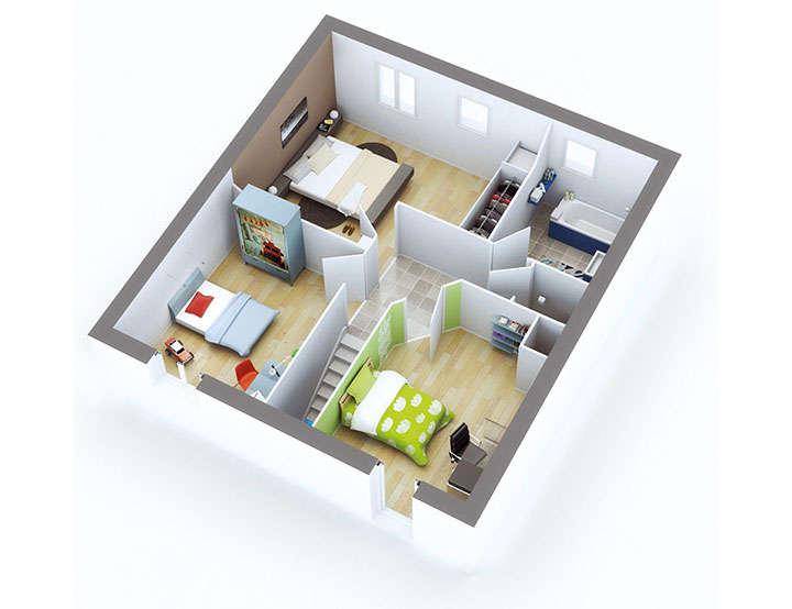 Programme terrain + maison à Saint-Alban-du-Rhône en Isère (38) de 350 m² à vendre au prix de 259000€ - 2