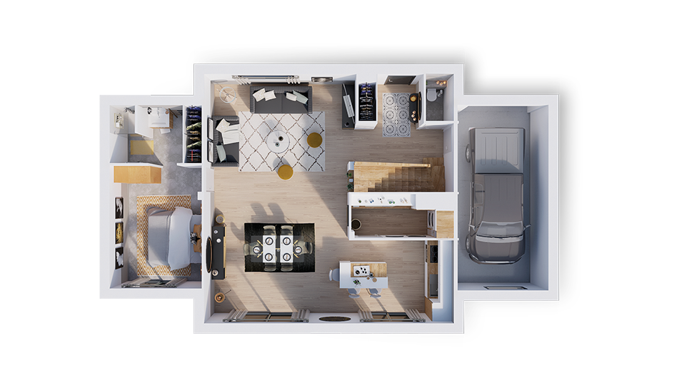 Programme terrain + maison à La Milesse en Sarthe (72) de 442 m² à vendre au prix de 289800€ - 4