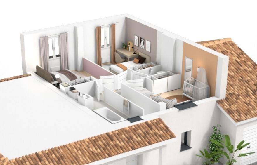 Programme terrain + maison à Massieux en Ain (01) de 420 m² à vendre au prix de 364900€ - 3