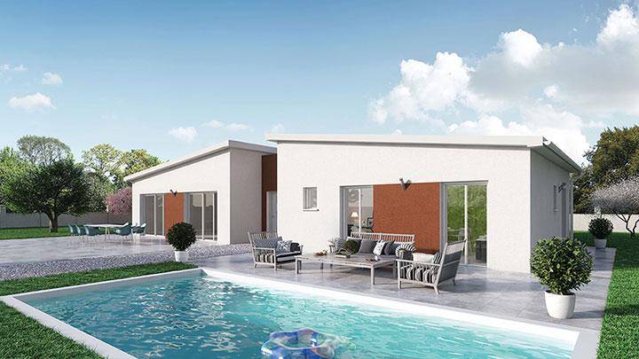 Programme terrain + maison à Beaurepaire en Isère (38) de 894 m² à vendre au prix de 317400€ - 1