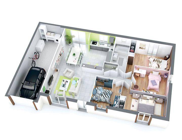 Programme terrain + maison à Romanèche-Thorins en Saône-et-Loire (71) de 511 m² à vendre au prix de 252900€ - 2
