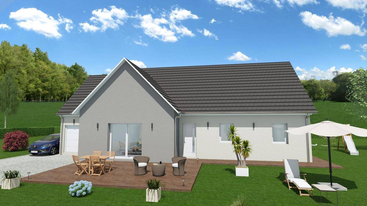 Programme terrain + maison à Cruzilles-lès-Mépillat en Ain (01) de 1000 m² à vendre au prix de 258400€ - 2
