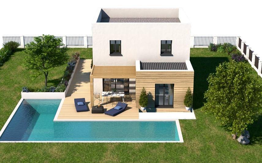 Programme terrain + maison à Genas en Rhône (69) de 921 m² à vendre au prix de 630000€ - 1