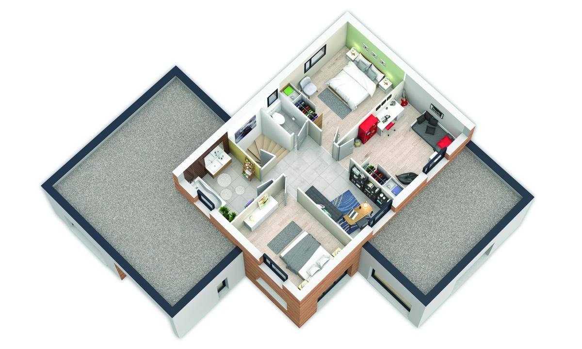 Programme terrain + maison à Mulsanne en Sarthe (72) de 451 m² à vendre au prix de 241700€ - 4