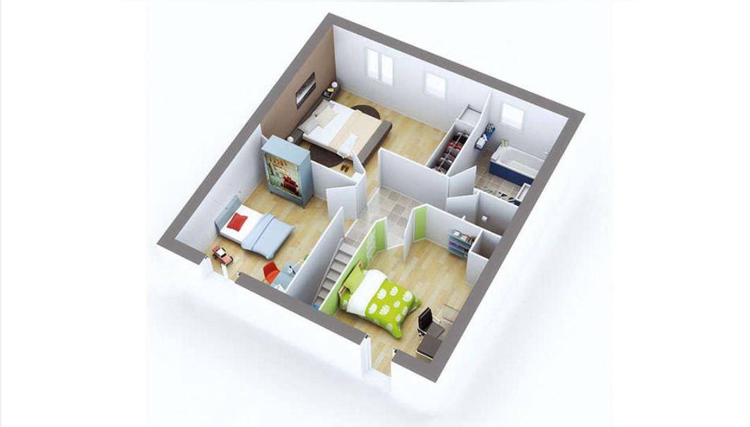 Programme terrain + maison à Artas en Isère (38) de 657 m² à vendre au prix de 244900€ - 3