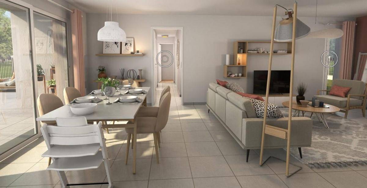 Programme terrain + maison à Irigny en Rhône (69) de 1100 m² à vendre au prix de 447700€ - 4