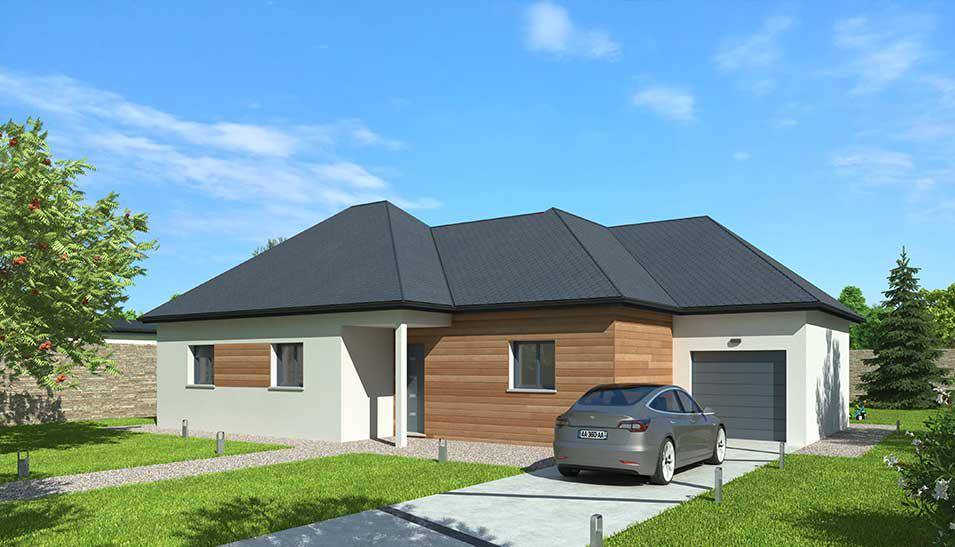 Programme terrain + maison à La Milesse en Sarthe (72) de 442 m² à vendre au prix de 266400€ - 1
