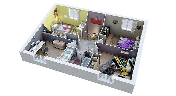 Programme terrain + maison à Orange en Vaucluse (84) de 484 m² à vendre au prix de 298200€ - 3