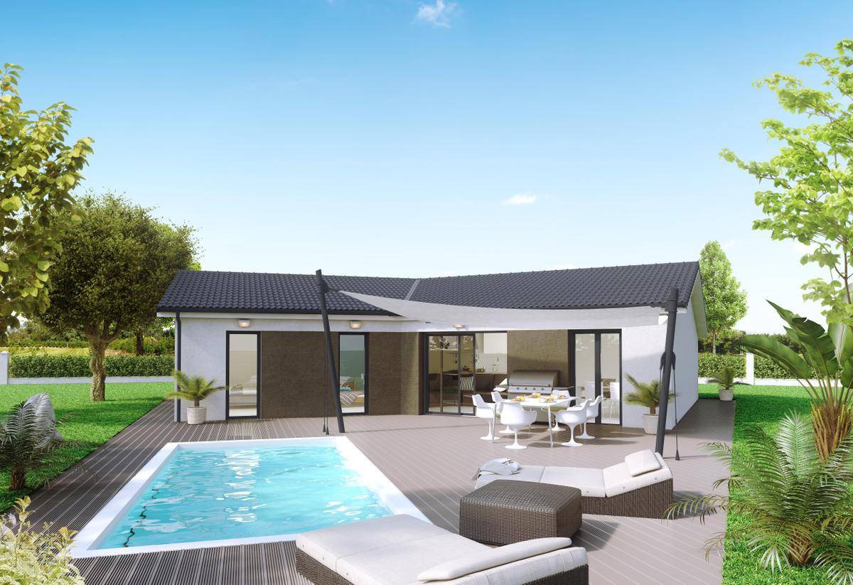 Programme terrain + maison à Faramans en Isère (38) de 643 m² à vendre au prix de 364577€ - 1
