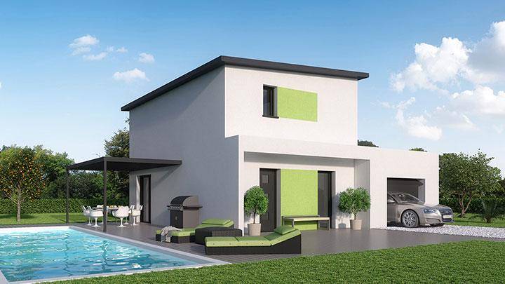 Programme terrain + maison à Genas en Rhône (69) de 931 m² à vendre au prix de 542969€