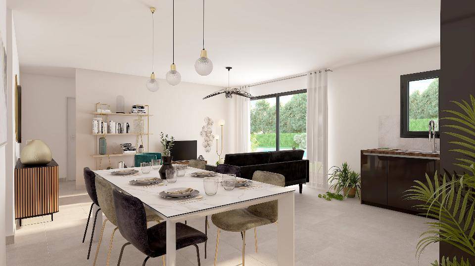 Programme terrain + maison à Langlade en Gard (30) de 90 m² à vendre au prix de 334000€ - 4