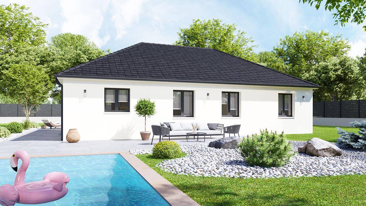 Programme terrain + maison à Hautevesnes en Aisne (02) de 93 m² à vendre au prix de 177851€ - 2