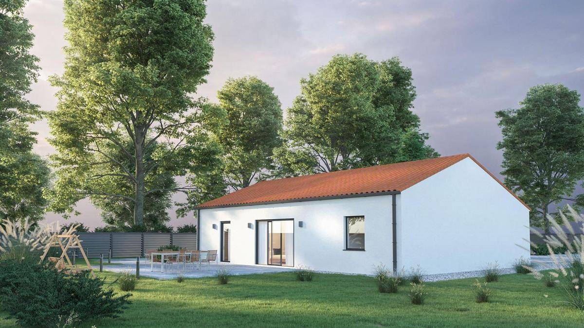 Programme terrain + maison à Vouhé en Charente-Maritime (17) de 90 m² à vendre au prix de 193637€ - 2