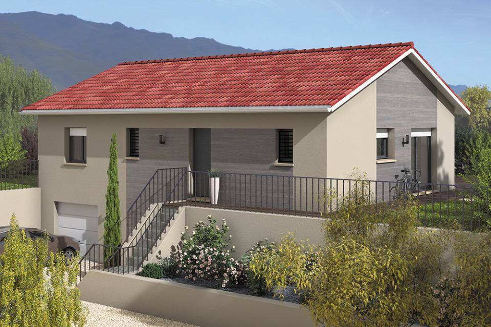 Programme terrain + maison à Claix en Isère (38) de 100 m² à vendre au prix de 458500€ - 2