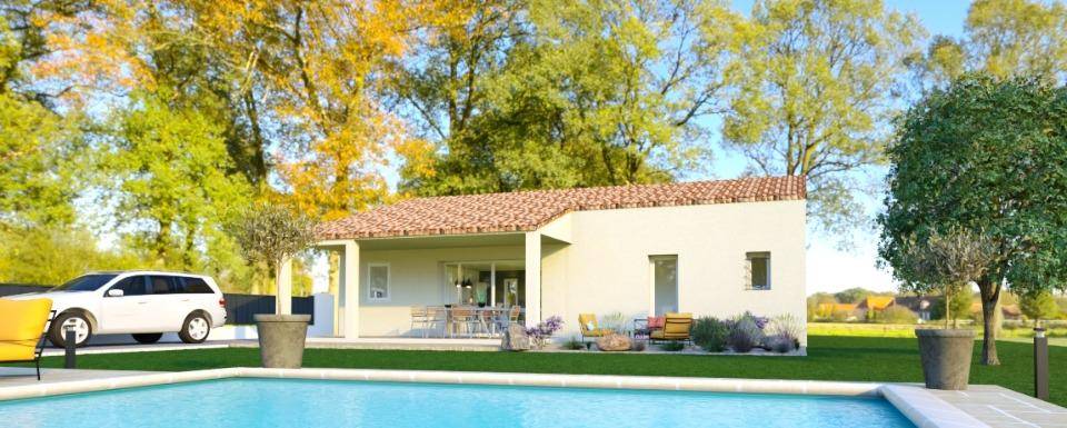Programme terrain + maison à Bourg-Saint-Andéol en Ardèche (07) de 90 m² à vendre au prix de 234400€ - 1