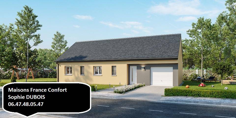 Programme terrain + maison à Wavrans-sur-l'Aa en Pas-de-Calais (62) de 95 m² à vendre au prix de 233100€ - 1