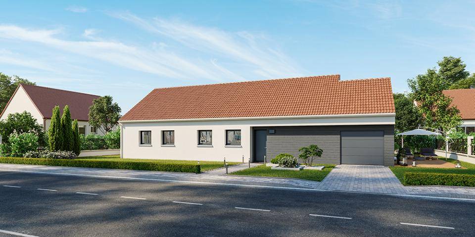 Programme terrain + maison à Gargenville en Yvelines (78) de 120 m² à vendre au prix de 345000€ - 1