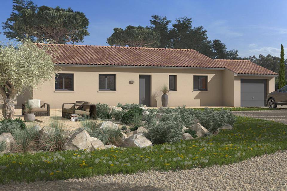 Programme terrain + maison à Montrabé en Haute-Garonne (31) de 105 m² à vendre au prix de 455000€ - 1