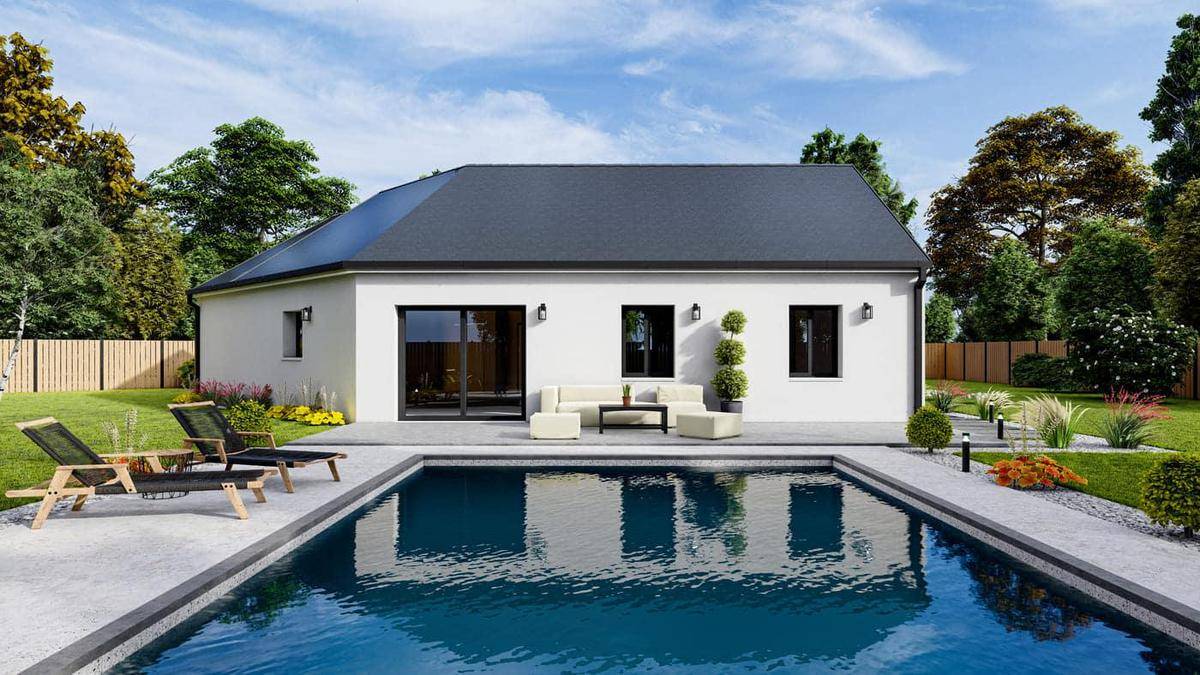 Programme terrain + maison à Rouillon en Sarthe (72) de 82 m² à vendre au prix de 240008€ - 2