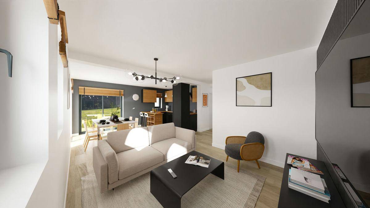 Programme terrain + maison à Saint-Pouange en Aube (10) de 95 m² à vendre au prix de 220214€ - 3