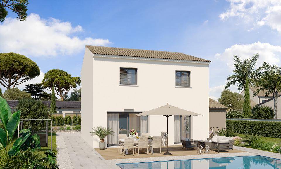 Programme terrain + maison à Domazan en Gard (30) de 98 m² à vendre au prix de 300000€ - 2