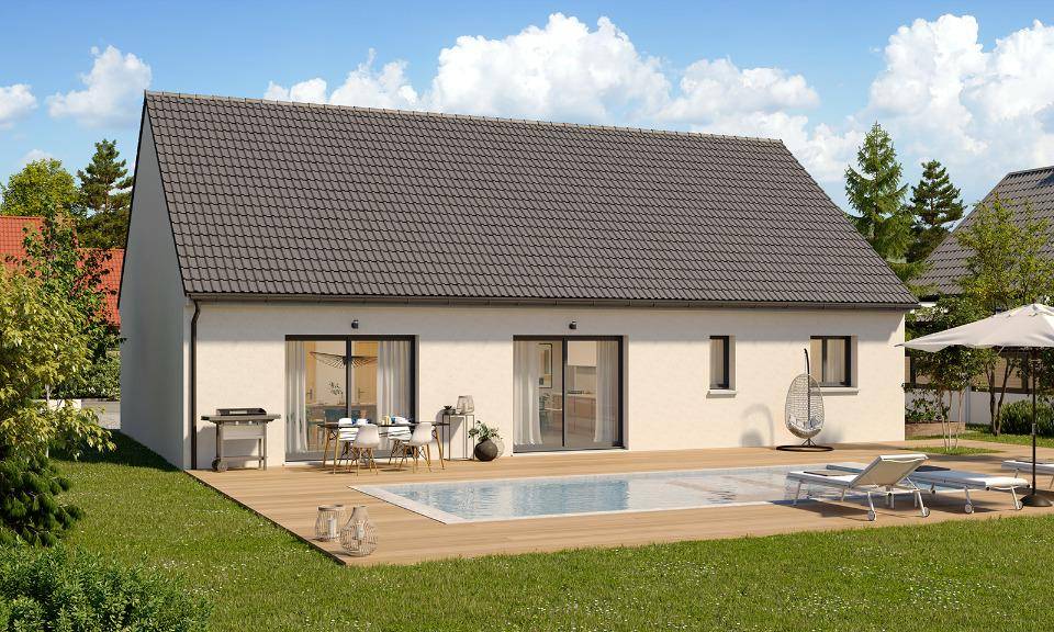 Programme terrain + maison à Teloché en Sarthe (72) de 101 m² à vendre au prix de 199000€ - 2