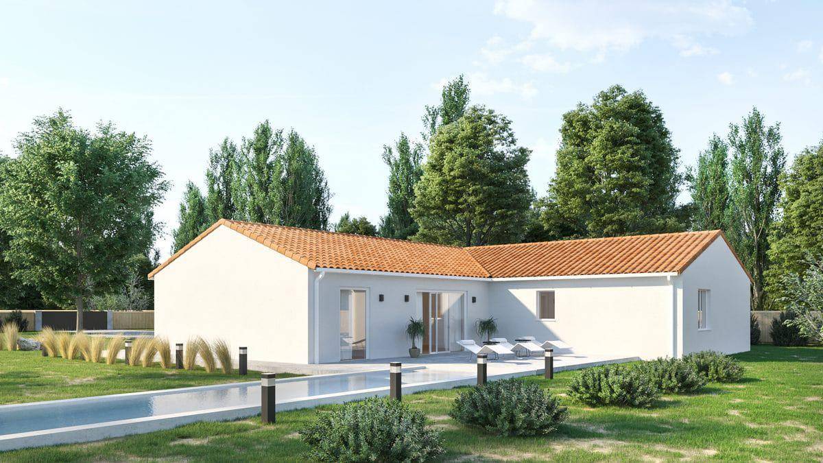 Programme terrain + maison à Sainte-Feyre en Creuse (23) de 109 m² à vendre au prix de 232700€ - 1
