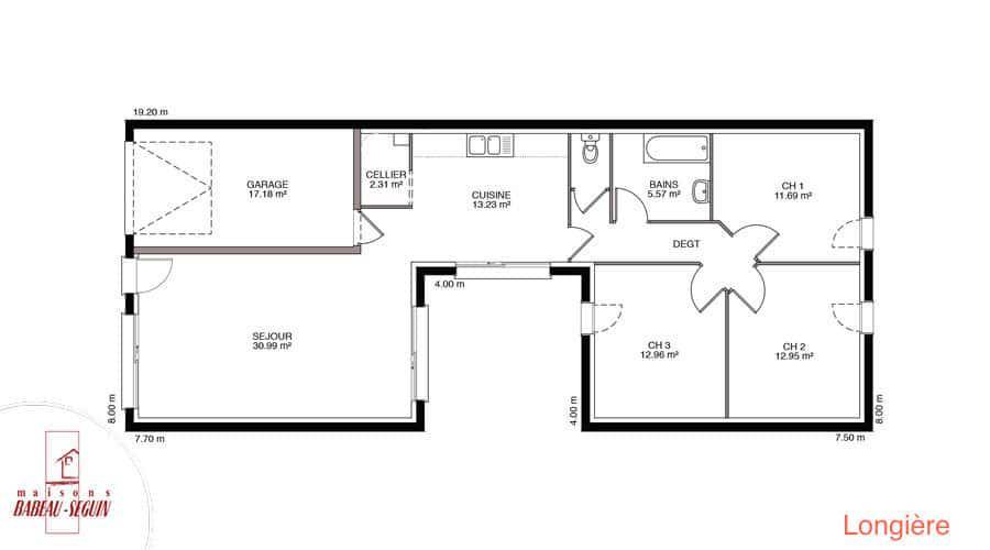 Programme terrain + maison à Verrières en Aube (10) de 96 m² à vendre au prix de 228516€ - 4