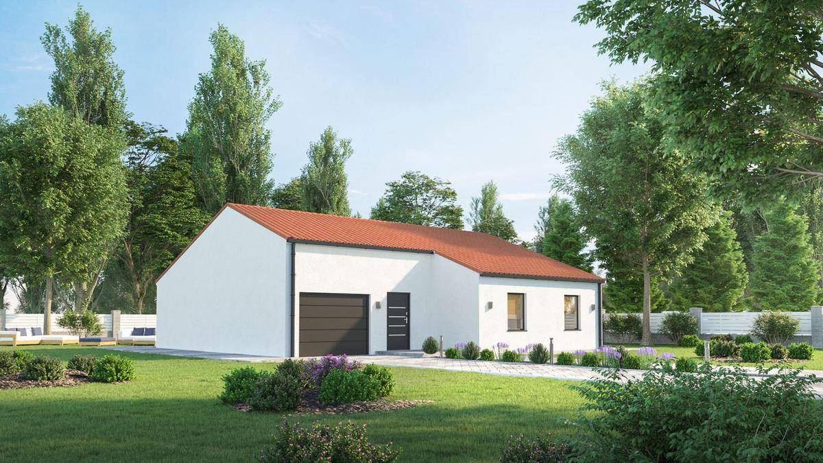 Programme terrain + maison à Saint-Laurent-sur-Sèvre en Vendée (85) de 80 m² à vendre au prix de 204595€ - 2