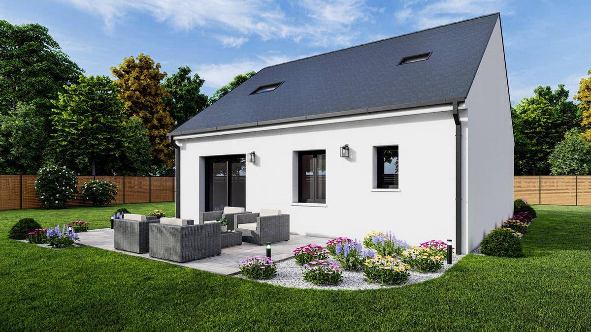 Programme terrain + maison à Étival-lès-le-Mans en Sarthe (72) de 84 m² à vendre au prix de 291170€ - 2