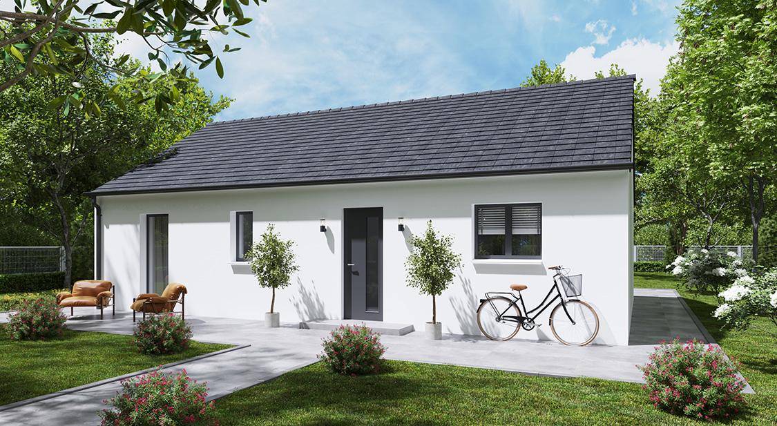 Programme terrain + maison à Presnoy en Loiret (45) de 79 m² à vendre au prix de 142669€ - 1